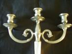 kandelaar rvs artdeco antiek woonkamer diner sfeer decoratie, Ophalen of Verzenden, Overige materialen