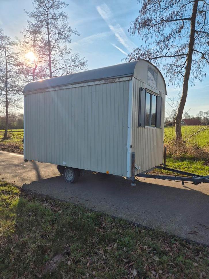 Weiro Schaftwagen Schaftkeet Bouwkeet Pipowagen Tiny House, Doe-het-zelf en Verbouw, Bouwketen en Schaftketen, Gebruikt, Ophalen of Verzenden