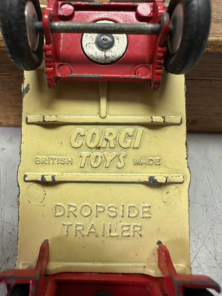 Corgi Toys Dropside Trailer Aanhangwagen 1:43 Vintage, Ophalen of Verzenden, Gebruikt, Overige typen, Corgi