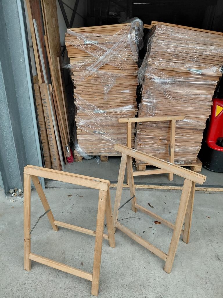 Schagen schragen, Ophalen, Gebruikt, 70 tot 120 cm, Inklapbaar