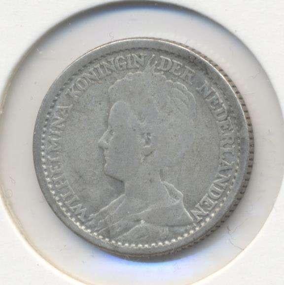 Nederland 25 cent 1925 Wilhelmina