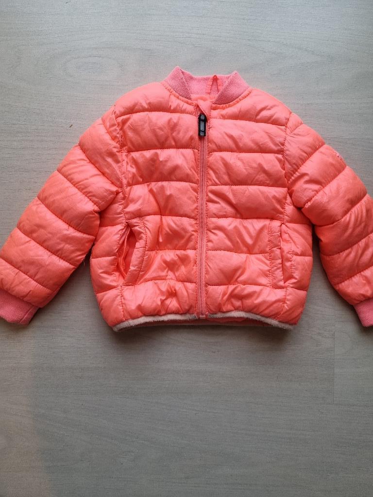 Zomer/winterjas 86/92 niet verkleurd, Kinderen en Baby's, Babykleding | Maat 86, Ophalen of Verzenden, Zo goed als nieuw, Meisje