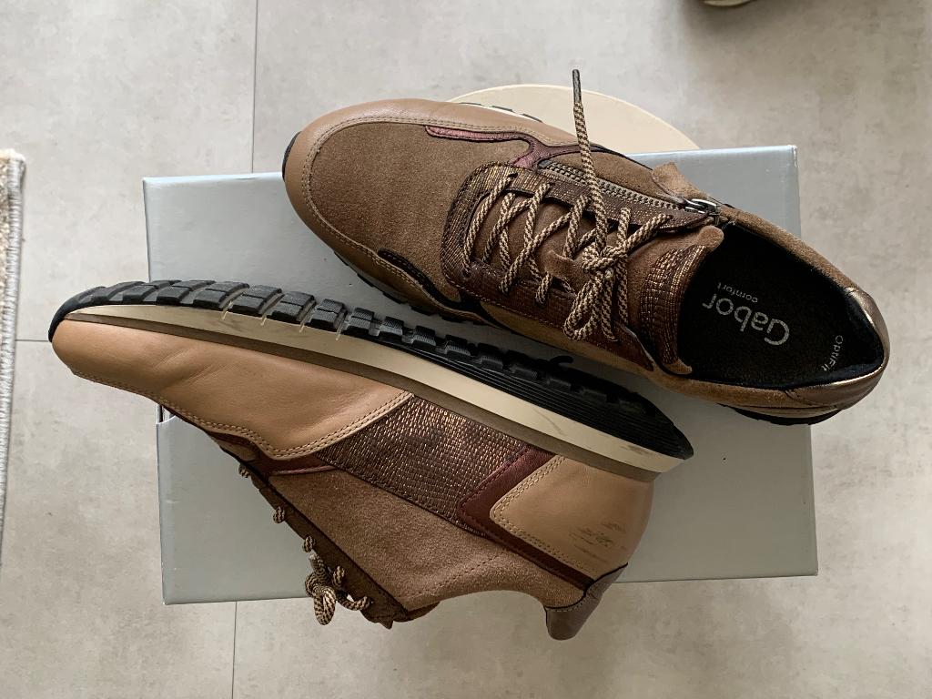 Bruine damessneakers, Ophalen, Bruin, Gabor, Zo goed als nieuw