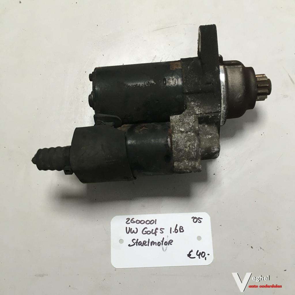 Vw Golf 5 1.6B 2005 5drs 2600001  Startmotor