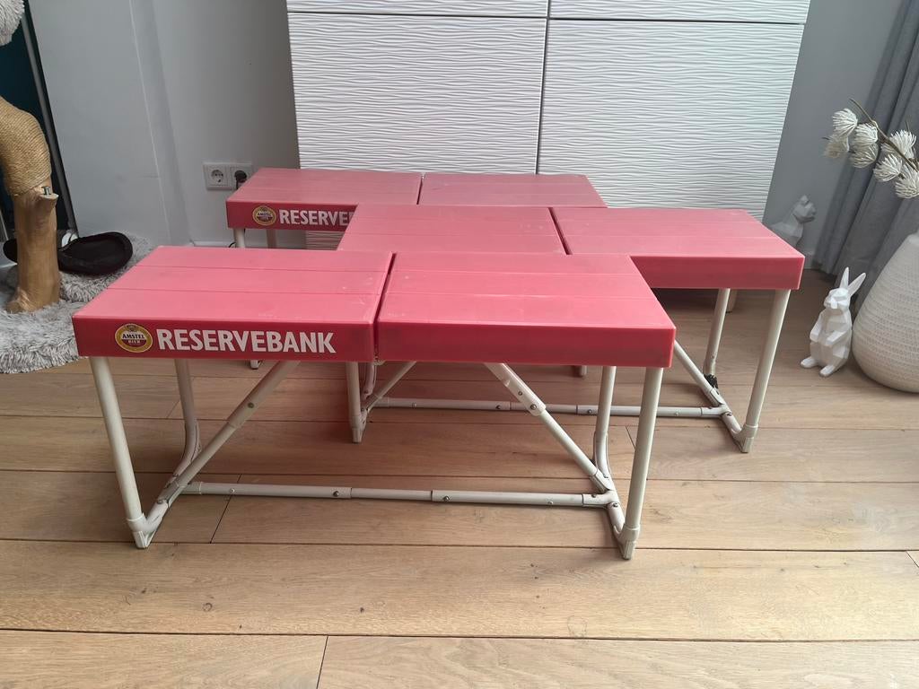 3 reserve bankjes van het merk Amstel, Ophalen of Verzenden, Gebruikt