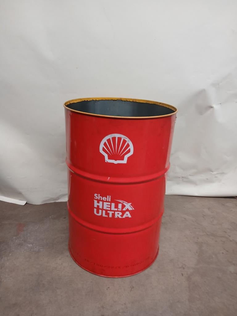 Vuurton olievat Shell Helix Ultra oliedrum BBQ buitenhaard, Ophalen, Oliedrum, BBQ, Olievat