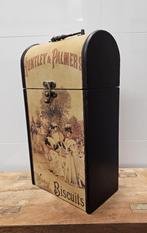 LEUKE VINTAGE HOUTEN WIJNKOFFER, Gebruikt, Ophalen of Verzenden, Minder dan 5 flessen, Minder dan 50 cm