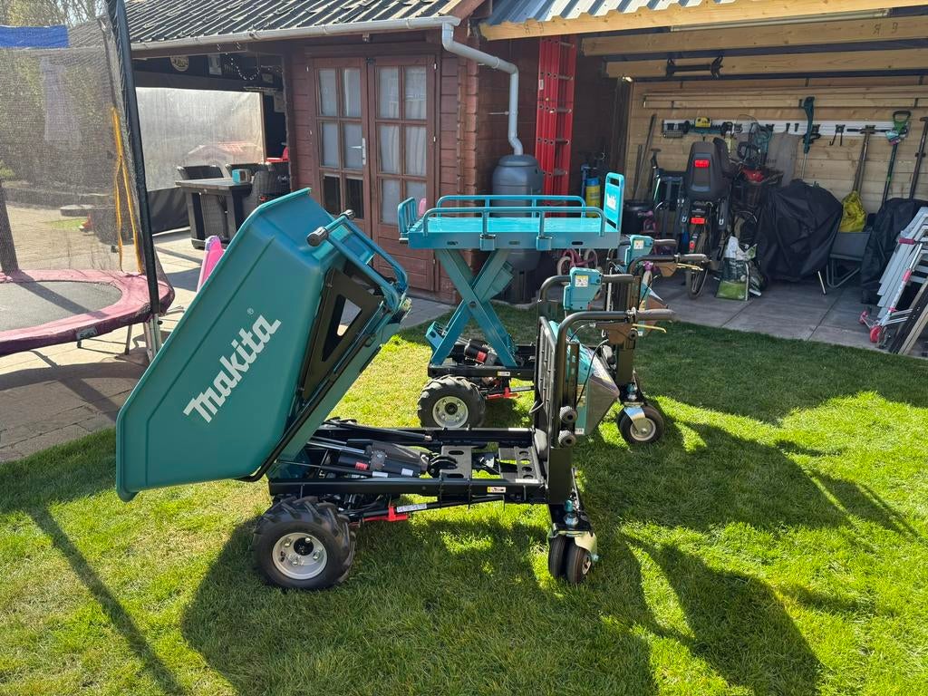 Makita kruiwagen | dumper m elektrische kiepbak DCU602Z, Tuin en Terras, Kruiwagens, Ophalen, Nieuw, Elektrisch