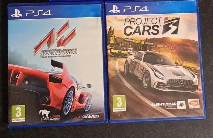 2x PS4 /PS5 Games Assetto Corsa,Project Cars, Spelcomputers en Games, Games | Sony PlayStation 4, Ophalen, 1 speler, Racen en Vliegen