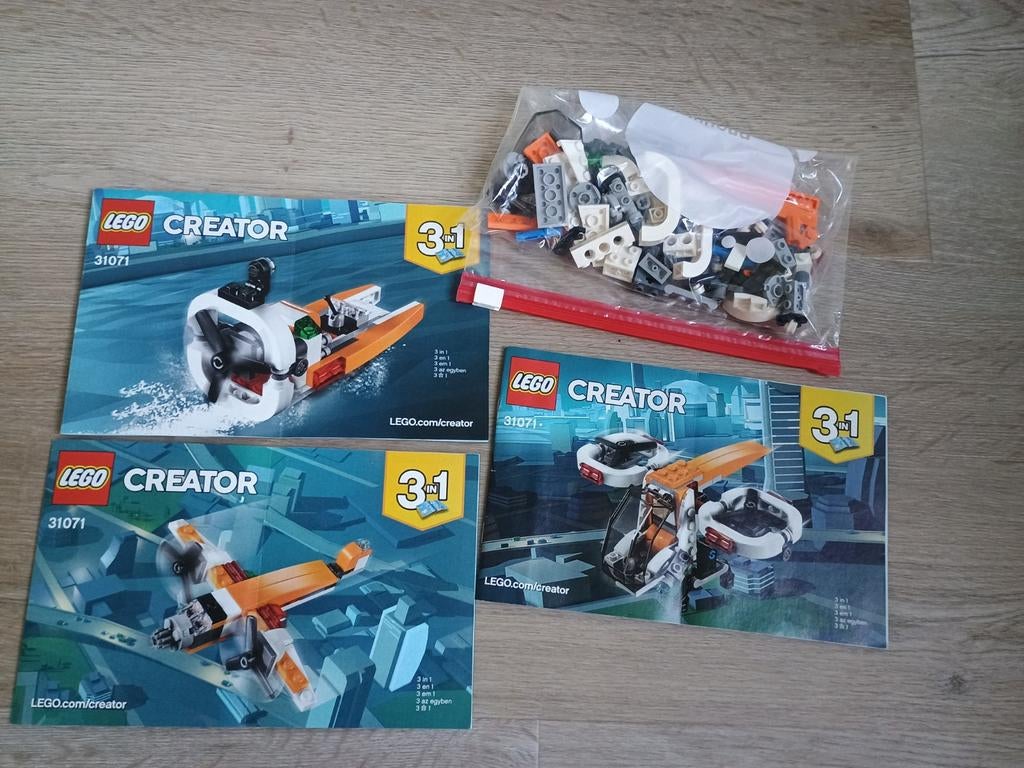 Lego Creator 3 in 1 - 31071 met boekjes, Ophalen of Verzenden, Zo goed als nieuw, Complete set, Lego