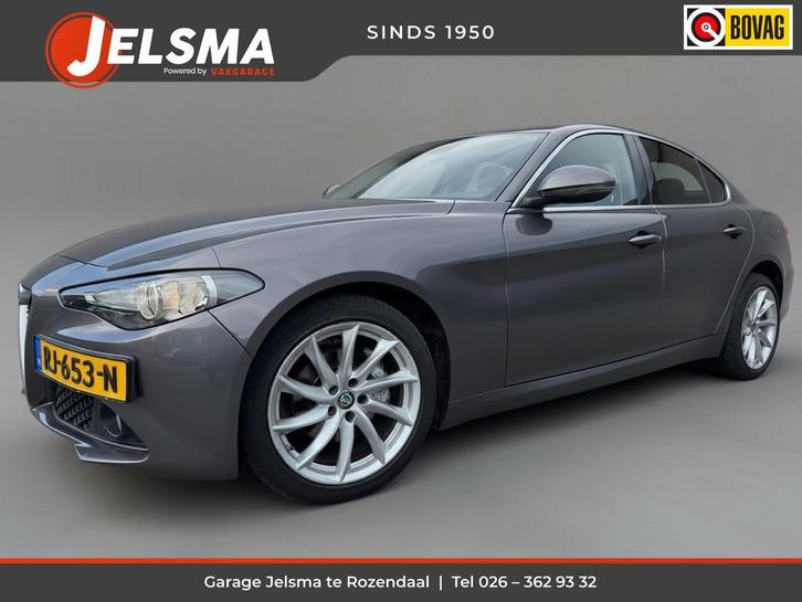 Alfa Romeo Giulia 2.2 Eco 180pk Business Aut., Leer | Navi |, Auto's, Alfa Romeo, Bedrijf, Te koop, Giulia, ABS, Airbags, Airconditioning