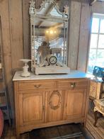 Landelijk Frans eiken kast commode badkamermeubel, Ophalen