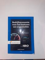 Bedrijfseconomie voor het besturen van organisaties, Ophalen of Verzenden, Zo goed als nieuw, Economie en Marketing