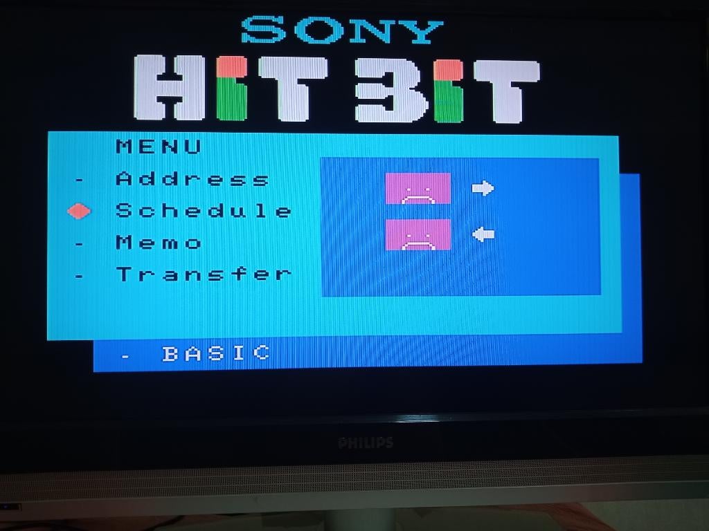 SONY Hitbit 75p MSX-1, boeken joystick SCART kabel, Computers en Software, Vintage Computers, Ophalen of Verzenden, Sony