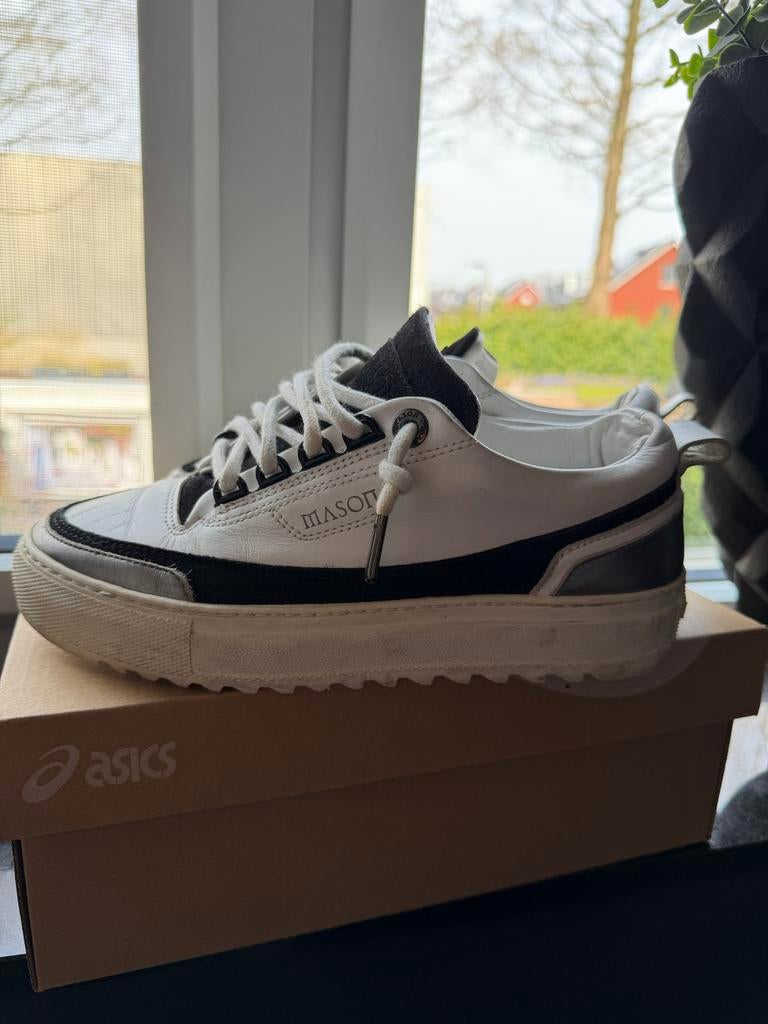 Mason schoenen dames maat 36 - Leer, Kleding | Dames, Ophalen of Verzenden, Gedragen, Wit, Sneakers of Gympen