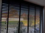 Houten jaloezieën, zwart, 200 cm breed, Ophalen, Zwart, Zo goed als nieuw, 200 cm of meer