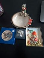 Vintage decoratieset: asbak, wandplaatje en miniatuur bordje, Ophalen