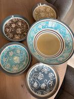 Riverdale serveerschaal (38cm) met 4 diepe borden, Porselein of Keramiek, Schaal, Rond, Ophalen of Verzenden