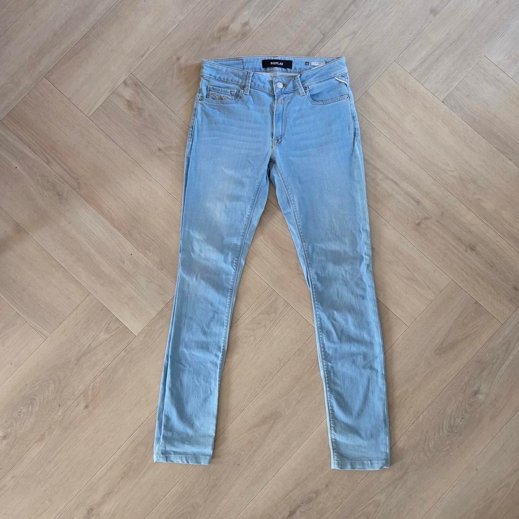 Replay New Luz skinny Jeans Lichtblauw W31/L32, Blauw, Replay, Ophalen of Verzenden, Zo goed als nieuw