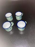 Set van 4 emaille espresso/shot kopjes - Batela design, Ophalen of Verzenden, Zo goed als nieuw