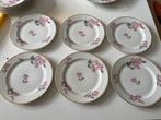 12-delig gebak set van Limoges, hand geschilderd, Ophalen