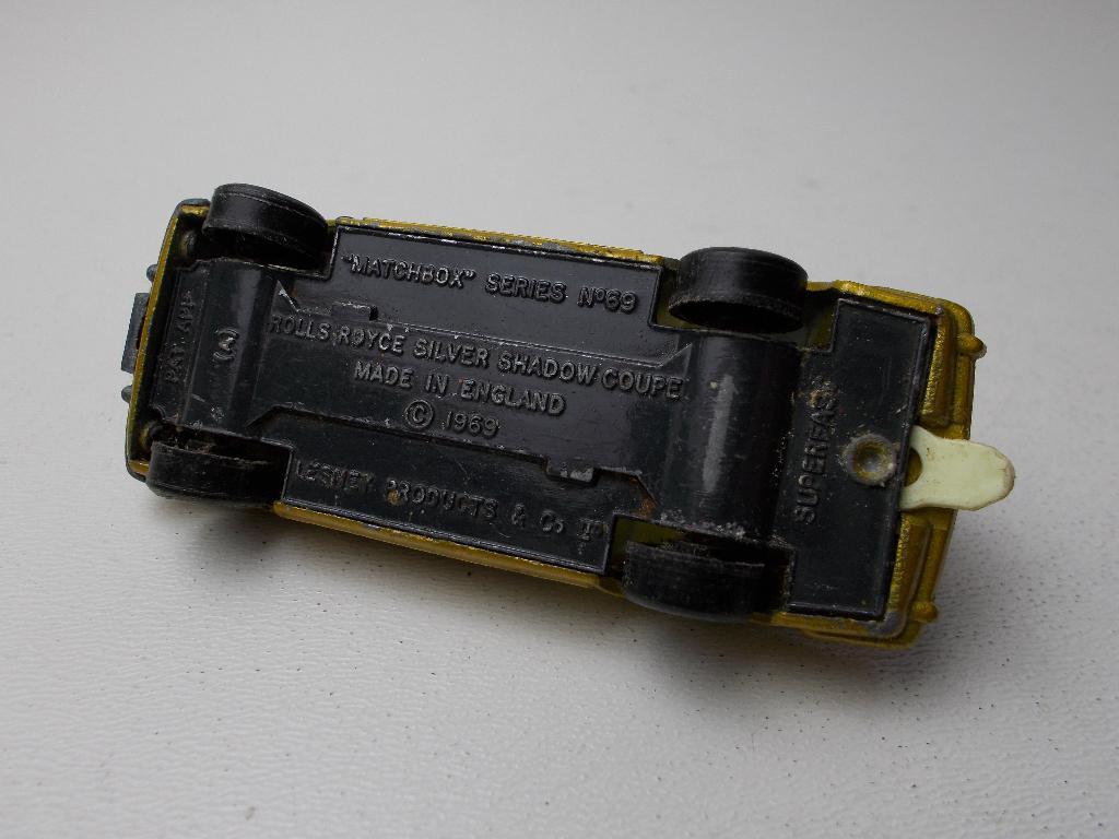 1969 Matchbox series Lesney Nr. 69 ROLLS ROYCE SILVER SHADOW, Ophalen of Verzenden, Gebruikt, Auto, Matchbox