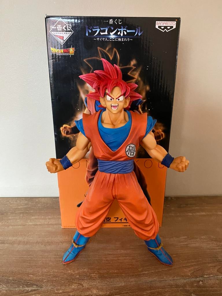 Dragonball - Goku SSJGod, Verzamelen, Poppetjes en Figuurtjes, Ophalen of Verzenden, Zo goed als nieuw