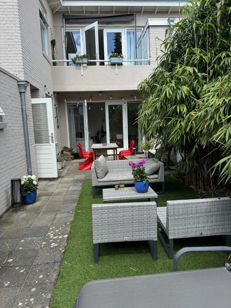 Tuinset Leenbakker - tuinset 2 stoelen bank en tafel, Tuin en Terras, Ophalen, 4 zitplaatsen, Gebruikt, Eettafel