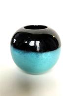 Keramiek zwart blauw bol vaasje gemerkt Z ? Info is welkom, Antiek en Kunst, Antiek | Keramiek en Aardewerk, Verzenden