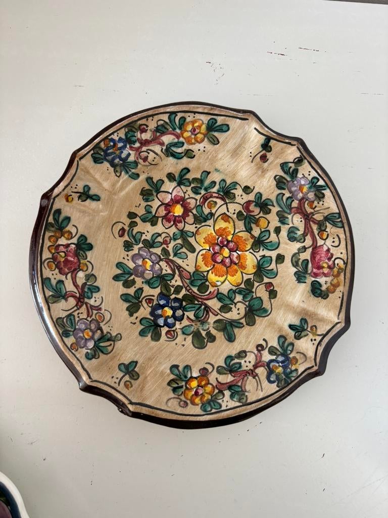 Handgeschilderd wandbordje C. A. F. F. Gubbio, Antiek en Kunst, Ophalen