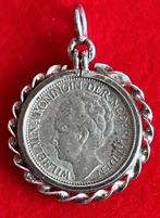 Hanger met een kwartje Wilhelmina, Postzegels en Munten, Ophalen, Zilver, 25 cent, Koningin Wilhelmina