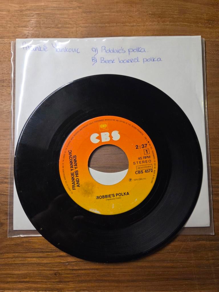 Frankie Yankovic - Robbie's polka, Gebruikt, 7 inch, Single, Ophalen of Verzenden
