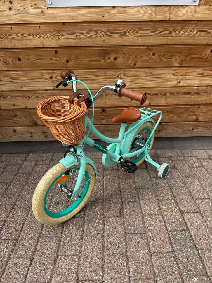 Nieuw! Volare Excellent 14 inch met zijwielen, Fietsen en Brommers, Fietsen | Kinderfietsjes, Nieuw, Minder dan 16 inch, Zijwieltjes