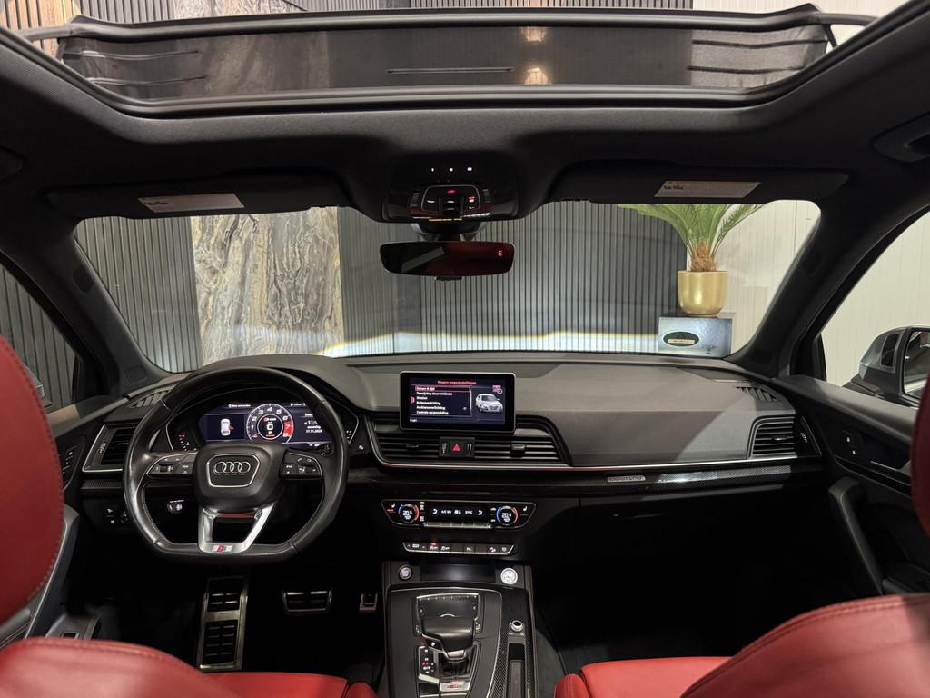 Audi SQ5 3.0 TFSI V6 Quattro|PANO|SFEER|KEYLESS|VIRTUAL|CARB, Auto's, Audi, Automaat, Gebruikt, Euro 6, Startonderbreker