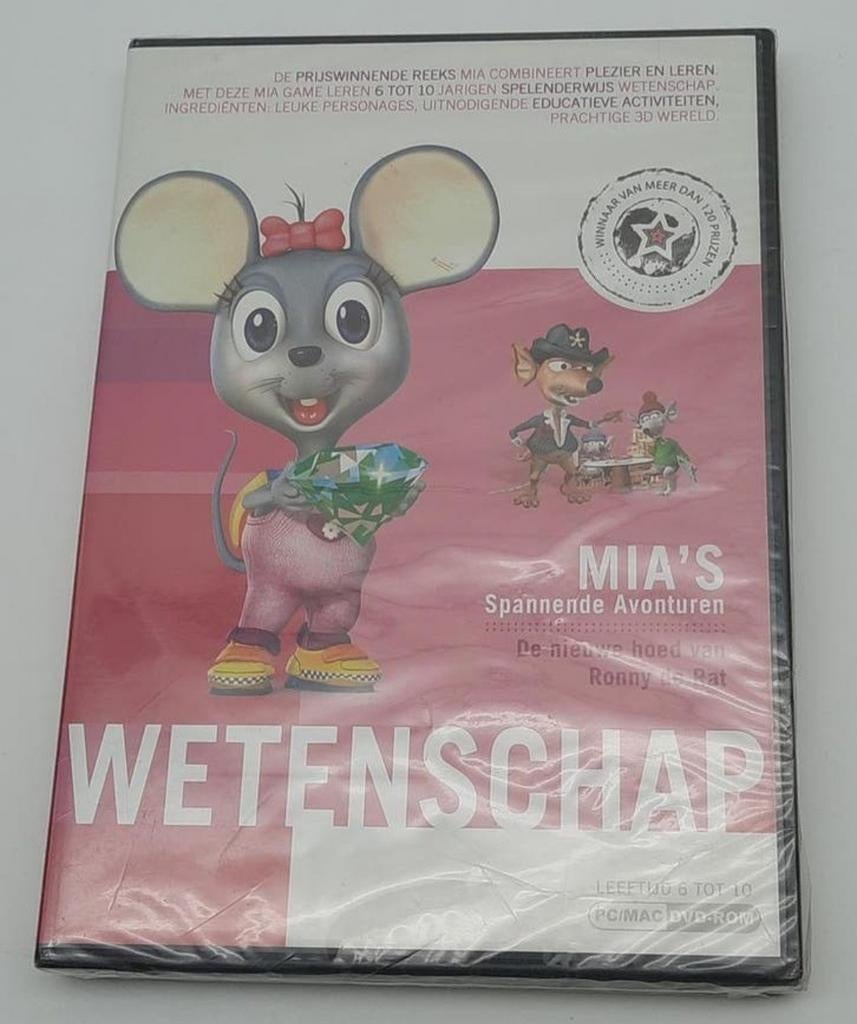 Mia Muis Wetenschap PC DVD-rom NIEUW!, Spelcomputers en Games, Puzzel en Educatief, 1 speler, Nieuw, Ophalen of Verzenden