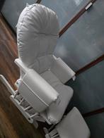 Witte Schommelstoel met Comfortabele Kussens, Ophalen, Gebruikt, Stoel(en)