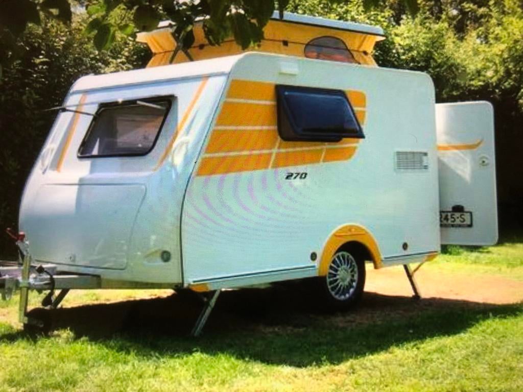 Trigano Mini Freestyle 270 - Compacte hefdak caravan 2020, Caravans en Kamperen, Trigano, 50 kg of minder, Particulier, Luifel