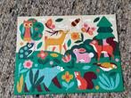 Woodland vloerpuzzel 46x61 cm - Rex London, Ophalen, 10 tot 50 stukjes, Gebruikt, 2 tot 4 jaar