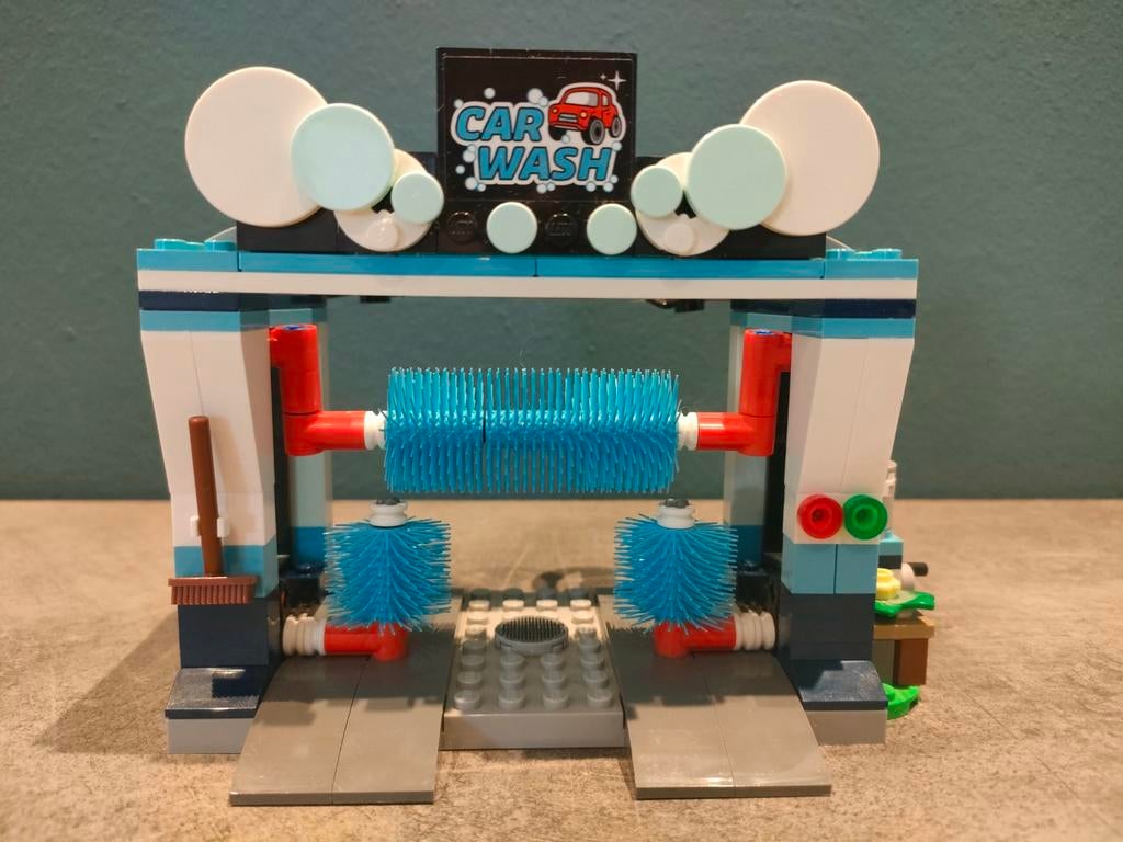 Lego carwash., Ophalen, Zo goed als nieuw, Complete set, Lego