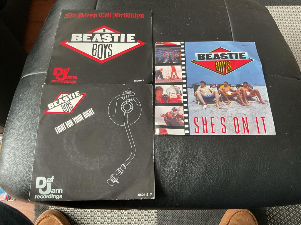 3 Beastie Boys singles: No Sleep Till Brooklyn, Fight For Yo, Cd's en Dvd's, Vinyl | Hiphop en Rap, Fotohoes, Ophalen of Verzenden