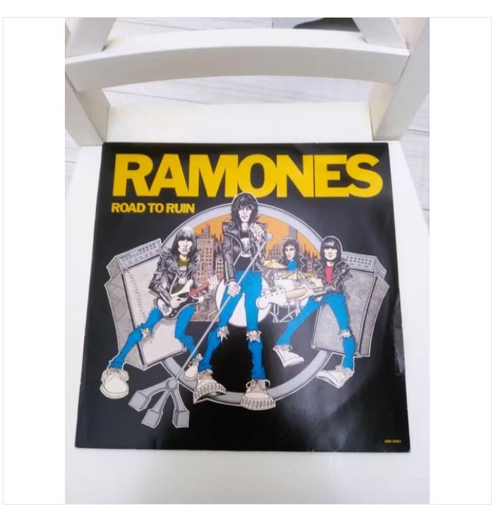 original  yellow lp- the ramones-road to ruin uit 1978, Ophalen of Verzenden, Zo goed als nieuw, 12 inch