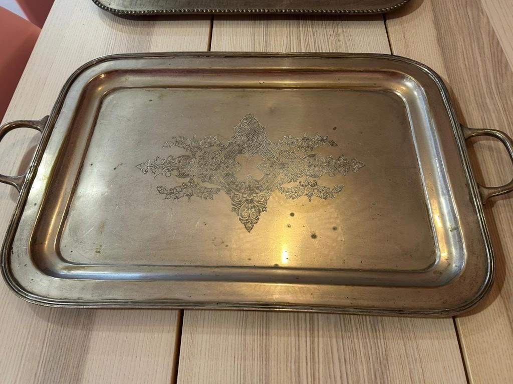 Vintage serveerschaal brocante uitstraling, Ophalen