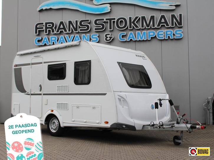 Knaus Sport 400 QD Voortent Luifel Fietsrek Eerste eigenaar, Caravans en Kamperen, Caravans, Bedrijf, tot en met 4, 750 - 1000 kg