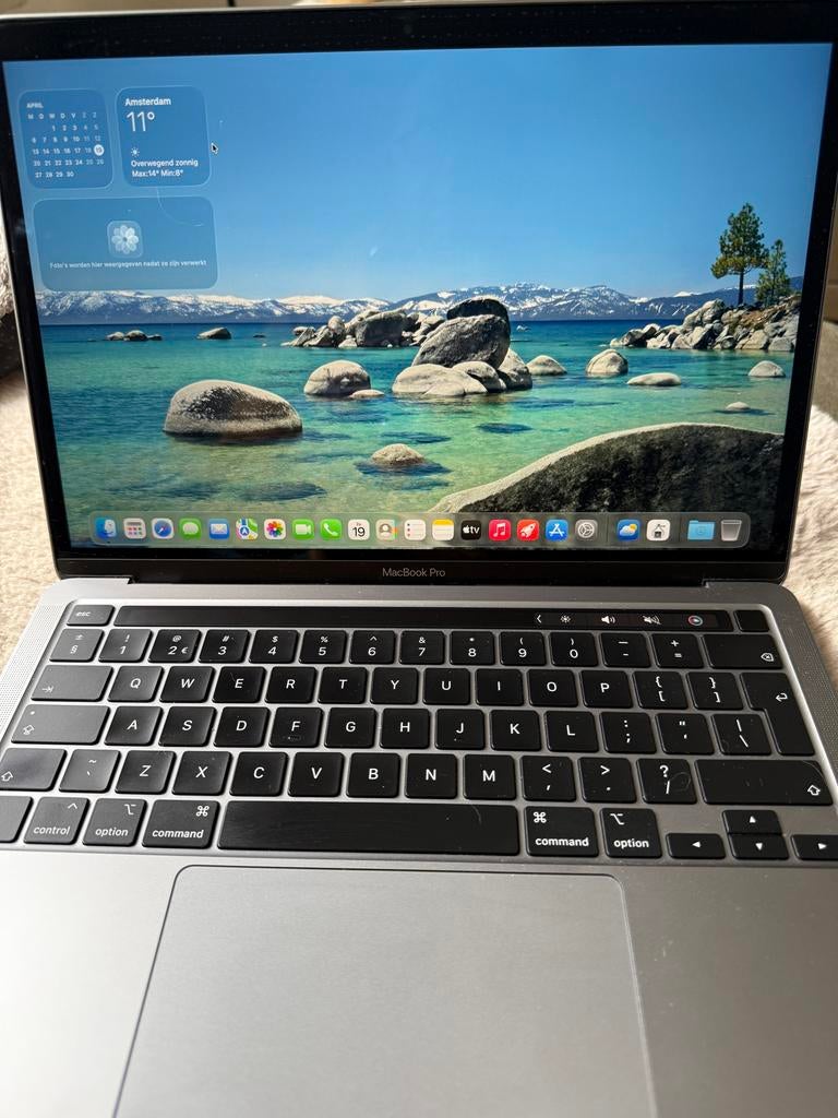 MacBook Pro 13 inch, 2020 met Touch Bar, 80 laadcycli, Computers en Software, Apple Macbooks, Qwerty, 13 inch, 512 GB, Zo goed als nieuw