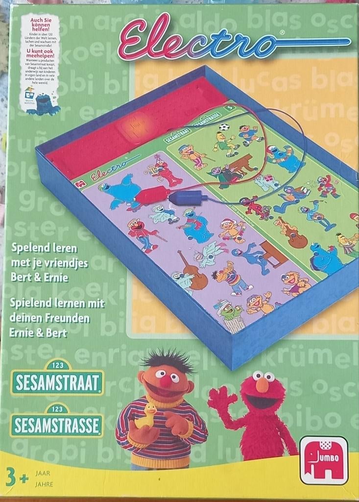 ELECTRO VAN SESAMSTRAAT BERT &ERNIE
SESAMSTRAAT I, Ophalen of Verzenden, Zo goed als nieuw