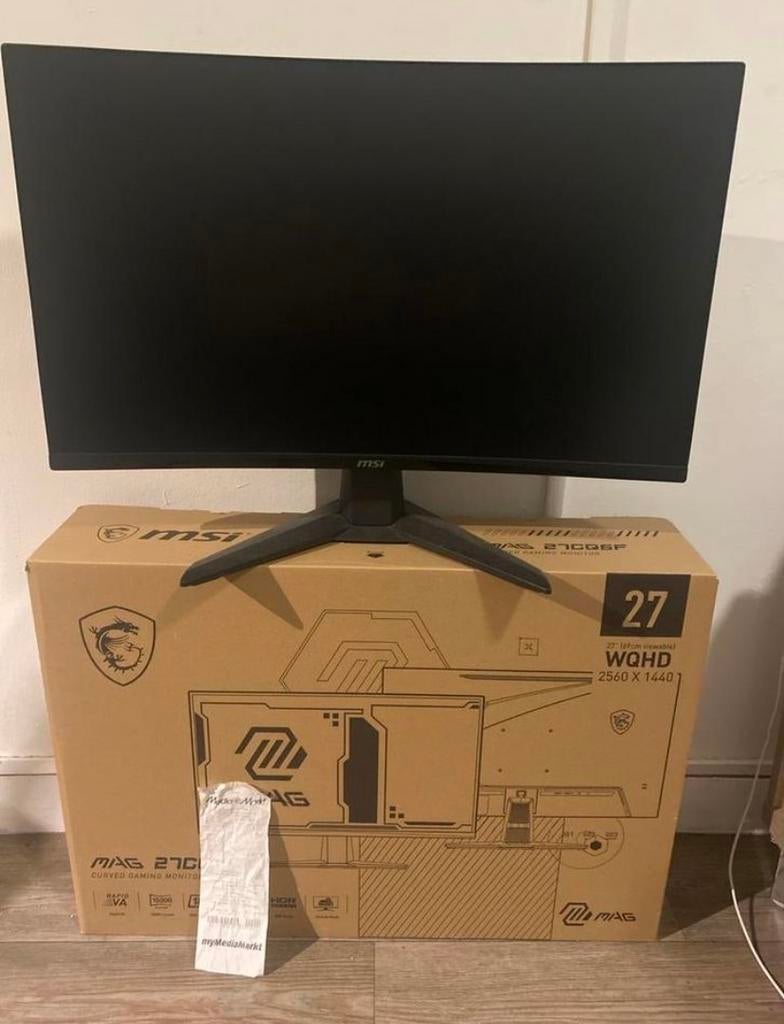 MSI Optix MAG271CQR 27 inch Curved Gaming Monitor, Computers en Software, Monitoren, Gaming, 101 t/m 150 Hz, Curved, VA