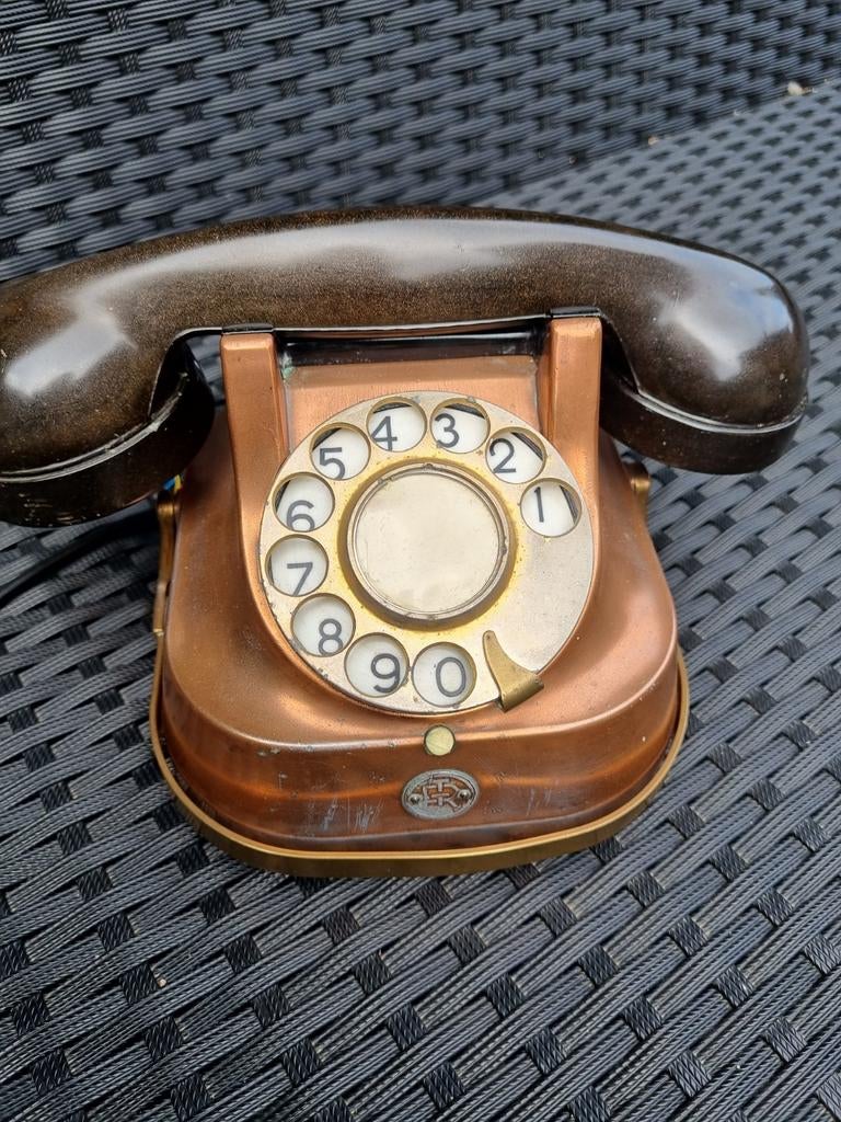 Koperen telefoon, Ophalen of Verzenden