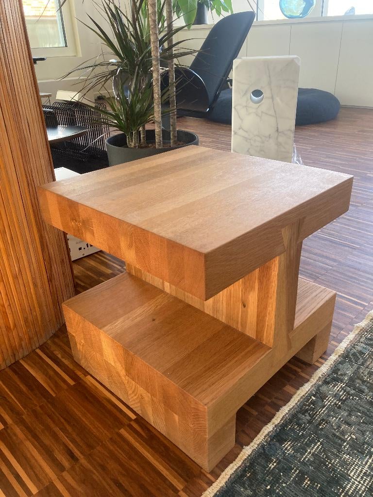 2 Gelderland Small Square bijzettafels design Roderick Vos, Minder dan 45 cm, Minder dan 55 cm, Vierkant, Ophalen of Verzenden