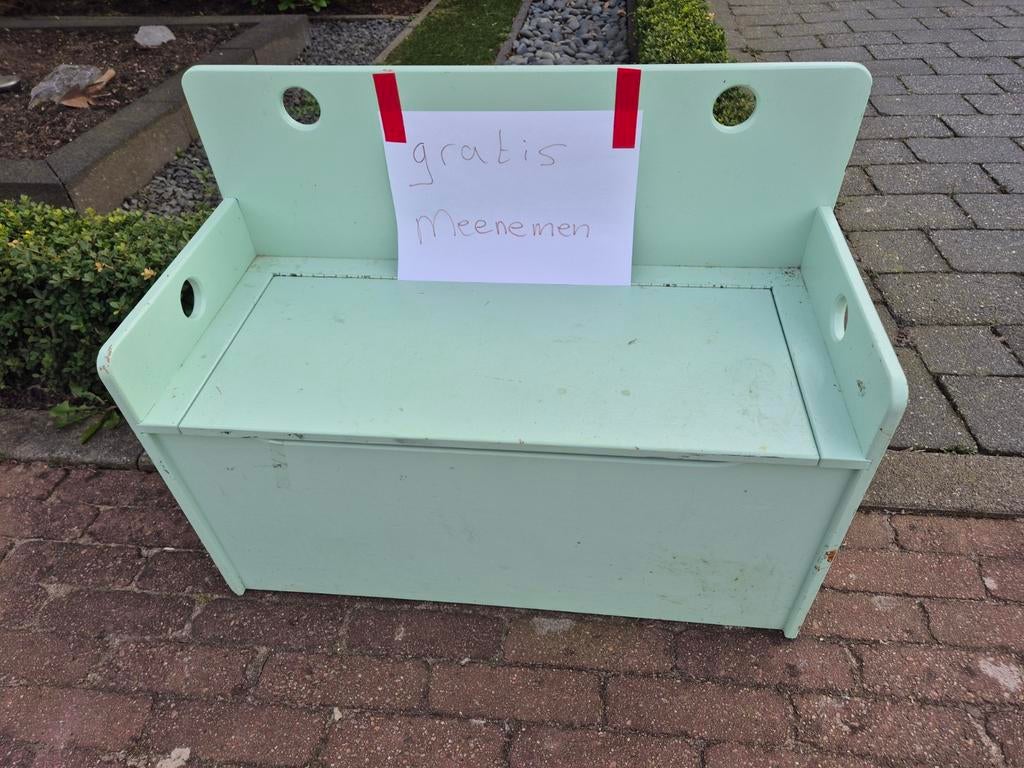 Houten speelgoedbankje, Ophalen of Verzenden