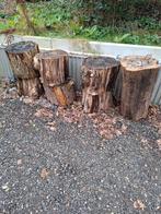 Boomstammen eiken 1,5m3, Tuin en Terras, Haardhout, Minder dan 3 m³, Ophalen of Verzenden